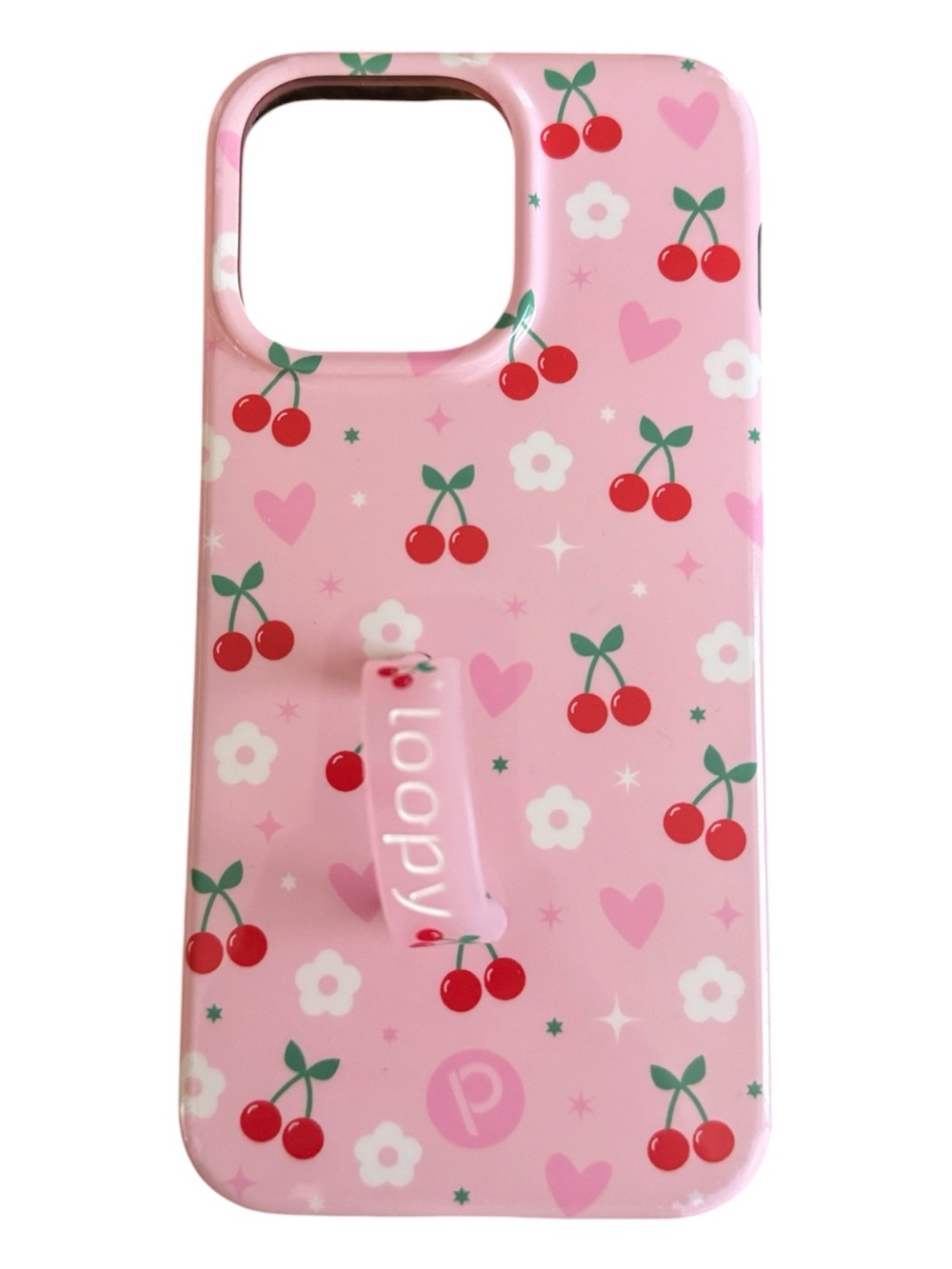 Loopy Case Cherry Cute X Krista Horton Pink Phone Case For iPhone 15 Pro Max